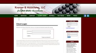 
                            4. Client Login | Kramer & Associates, LLC - Kramer Portal