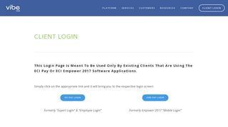 
Client Login - Vibe HCM  
