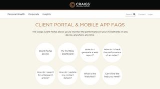
                            2. Client Portal & App FAQs | Craigs Investment Partners - Craigsip Login