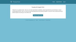 
                            6. Client Portal for Timothy M. Enright, Ph.D. | TherapyNotes - Therapy Notes Patient Portal