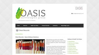 
Client Records - Oasis Technologies Group, LLC
