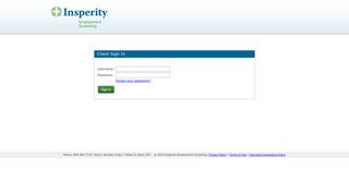 Client Sign In - Insperity - Passport Insperity Portal