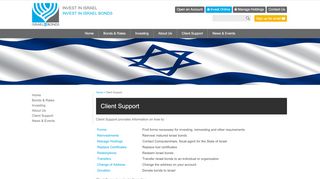 
                            8. Client Support - Israel Bonds | Invest in Israel - Israel Bonds Portal