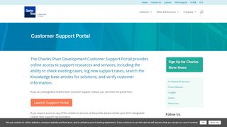 
                            1. Client Support Portal | Charles River Development - Crd Portal