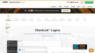 
                            4. ClientLink ™ Logins - ConstructionOnline - Uda Construction Online Portal