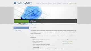 Clients : Fairbanks LLC