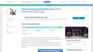 
                            6. client.sierrainteractivedev.com — Sierra Interactive Client Login - Sierra Interactive Client Portal