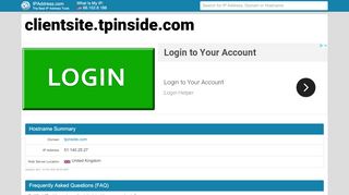 
                            7. clientsite.tpinside.com : Login - True Potential Client Site - Tpinside Client Login