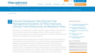 
                            3. Clinical Conductor Site Clinical Trial Management System ... - Clinical Conductor Site Portal