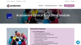 
                            3. Clinical Education - Acadaware - Acadaware Portal