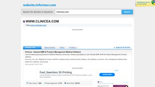 
                            8. clinicea.com at WI. Clinicea - Easiest EMR & Practice ... - Clinicea Login