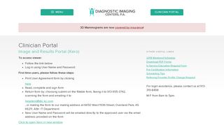 
Clinician Portal | Diagnostic Imaging Centers
