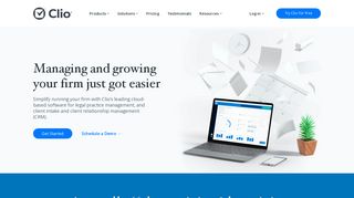 
Clio: Legal Software for Attorneys & Law Firms  
