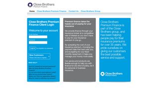 
                            3. Close Brothers Premium Finance - Close Brothers Portal