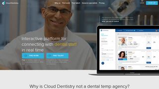 
                            2. Cloud Dentistry - Book dental staff on demand - Cloud Dentistry Portal