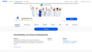 
                            8. Cloud Dentistry, LLC Careers and Employment | Indeed.com - Cloud Dentistry Portal