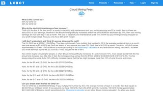 
                            8. Cloud Mining Fees - Eobot - Eobot Cloud Mining Portal