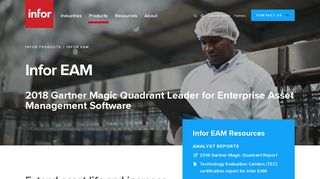 CloudSuite EAM | Enterprise Asset Management Software | Infor