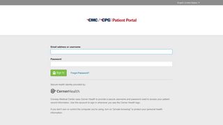 
                            2. CMC/CPG Patient Portal - IQHealth - Cpg Patient Portal