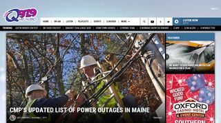 
CMP's Updated List of Power Outages in Maine - Q97.9
