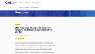 
                            5. CMS Proposes Changes to Empower Patients and Reduce ... - CMS.gov - Ipps Web Portal