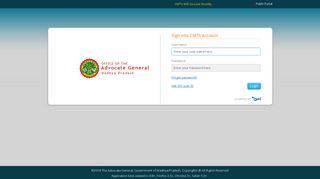 
                            5. CMTS - Office of Advocate General, Madhya Pradesh - Cmts Login