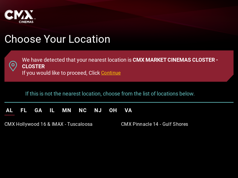 
                            5. CMX - Location Detail