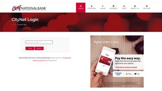 
                            7. CNB1901 | CityNET Login - City National Bank - City National Online Banking Portal