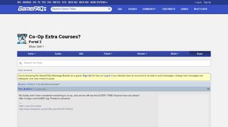 
                            3. Co-Op Extra Courses? - Portal 2 Message Board for Xbox 360 ... - Portal 2 Coop Bonus Levels