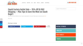
                            8. Coach Factory Outlet Sale for Coach Outlet store online - Coach Factory Outlet Portal Page