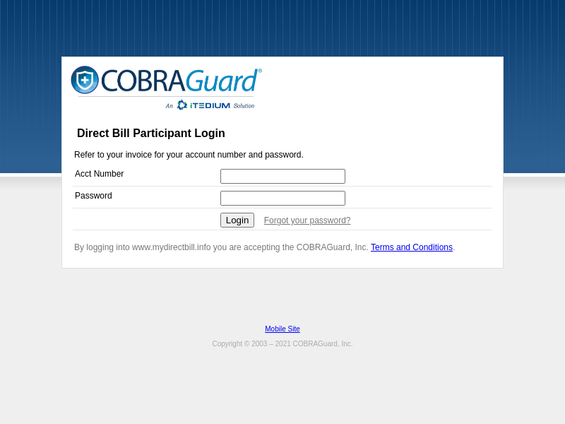 CobraTrak Participant Services