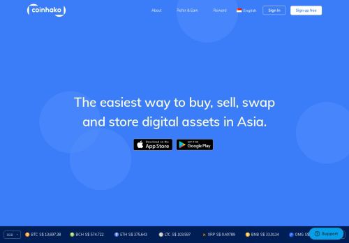 
Coinhako - The easiest way to buy, sell, swap and store digital ...  
