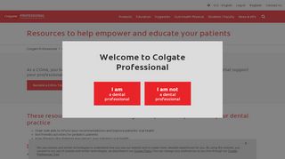 
                            3. Colgate Oral Health Advisor | COHA | Dental Educational ... - Colgate Oral Health Advisor Portal