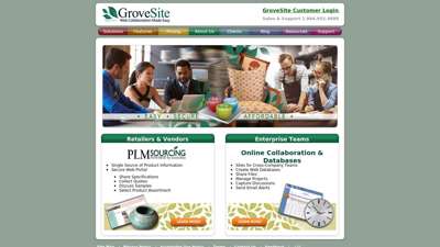 Collaboration Software - Online Database - GroveSite