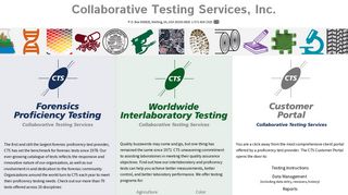 
                            12. Collaborative Testing Services: Forensics Testing Program - Cts Online Portal