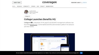 
                            7. Collage Launches Benefits HQ - Coverager - Collage Hr Portal