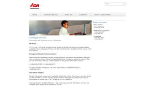 
                            4. Colleague Services | Aon - Aon Hewitt Benefits Portal
