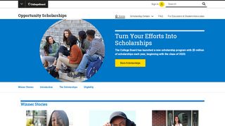 
                            10. College Board Opportunity Scholarships - Home - College Board Pr Portal