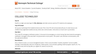 
                            6. College Technology - Hennepin Technical College | - D2l Brightspace Portal For Hennepin Technical College