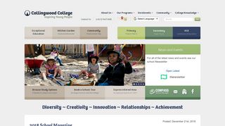 
                            6. Collingwood College – Inspiring Young People - Collingwood College Parent Portal