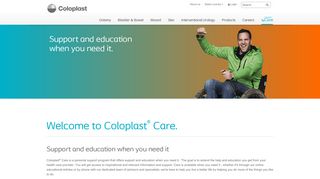 
                            2. Coloplast Care - support and education when you need it