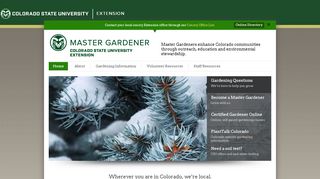 
                            3. Colorado Master Gardener - Providing trusted, practical ... - Colorado Master Gardener Vms Portal