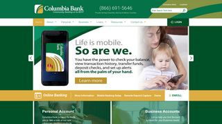 
                            7. Columbia Bank - Columbia Bank Online Business Portal