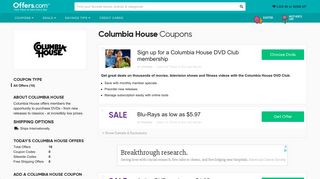 
                            5. Columbia House Coupons & Promo Codes 2020 + Free ... - Columbia House Portal