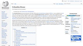 
                            4. Columbia House - Wikipedia - Columbia House Portal