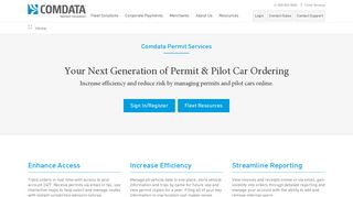 
                            2. Comdata Permit System - Comdata Permits Portal
