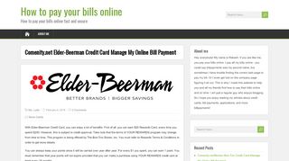 
                            6. Comenity.net Elder-Beerman Credit Card Manage My Online ... - Elder Beerman Credit Card Payment Portal