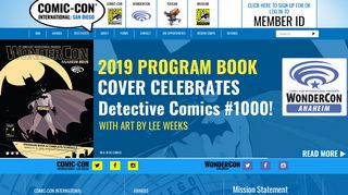 Comic-Con International: San Diego - Comic Con Sign Up