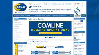 Comline Auto Parts - Car Parts - Buy brake pads, brake ...